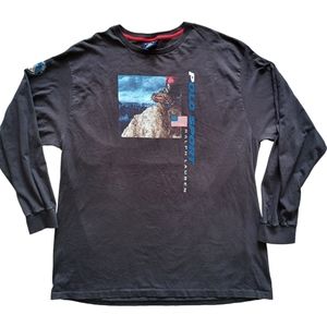 Rare Ralph Lauren Polo Sport Hiking Graphic Long Sleeve T-Shirt Men's XL